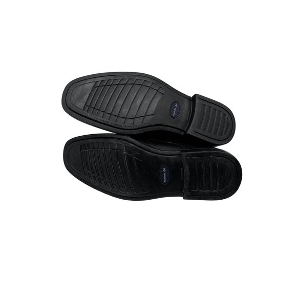 NEW Anatomic & Co Gel Brough Dress Shoes Leather Black Mike Cushioned Mens